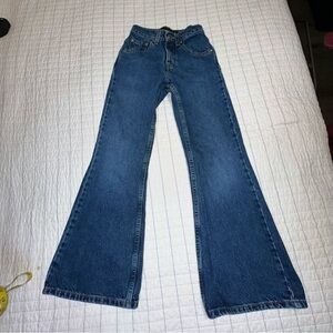 Vintage Levi’s Silvertab “Flares A Lot”‎ Jeans Girls 10 Slim Y2K 2000s